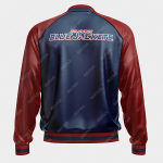 Columbus Blue Bomber Leather Jacket