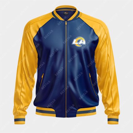 Los Angeles Rams Bomber Leather Jacket