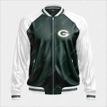Green Bay Packers Bomber Leather Jacket