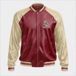 Arizona Coyotes Bomber Leather Jacket