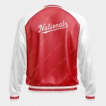 Washington Nationals Bomber Leather Jacket