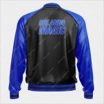 Orlando Magic Bomber Leather Jacket