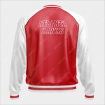 Atlanta Hawks Bomber Leather Jacket