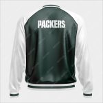 Green Bay Packers Bomber Leather Jacket