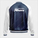 Philadelphia 76ers Bomber Leather Jacket
