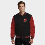 New Jersey Devils Satin Bomber Jacket