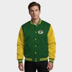 Green Bay Packers Satin Bomber Jacket