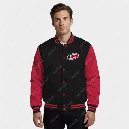 Carolina Hurricanes Satin Bomber Jacket