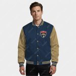 Florida Panthers Satin Bomber Jacket