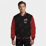 Miami Heat Satin Bomber Jacket