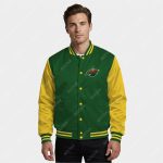 Minnesota Wild Satin Bomber Jacket