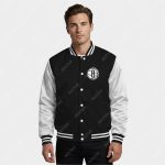 Brooklyn Nets Satin Bomber Jacket
