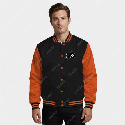 Philadelphia Flyers Satin Bomber Jacket
