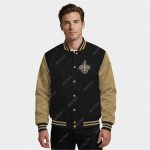 New Orleans Saints Satin Bomber Jacket
