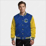 Golden State Warriors Satin Bomber Jacket