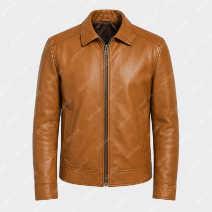 Mens Smart Classic Harrington Leather