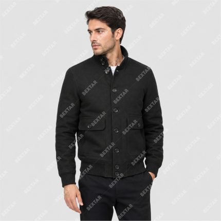 Black Suede Goatskin Leather Jacket – THE BEXTAR