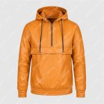 Tan Brown Semi-Aniline Sheepskin Leather Jacket – THE BEXTAR