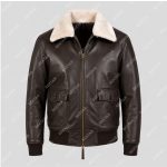 Brown Semi-Aniline Sheepskin Leather Jacket – THE BEXTAR