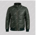 Green Semi-Aniline Sheepskin Leather Jacket – THE BEXTAR