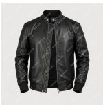 Black Cowhide & Goatskin Leather Jacket – THE BEXTAR