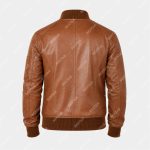 Brown Semi-Aniline Sheepskin Leather Jacket – THE BEXTAR