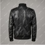 Black Genuine Sheepskin Leather Jacket