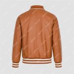 Tan Brown Semi-Aniline Sheepskin Leather Jacket – THE BEXTAR