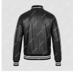 Black Semi-Aniline Sheepskin Leather Jacket – THE BEXTAR