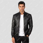 Black Semi-Aniline Sheepskin Leather Jacket – THE BEXTAR