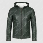 Green Semi-Aniline Sheepskin Leather Jacket – THE BEXTAR