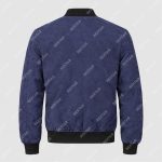 Blue Suede Goatskin Leather Varsity Jacket – THE BEXTAR