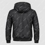 Black Semi-Aniline Sheepskin Leather Hooded Jacket – THE BEXTAR